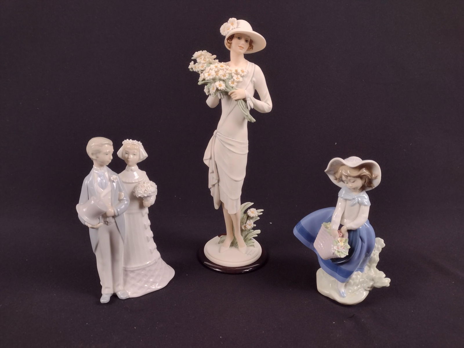 3 Porcelain Figures incl Lladro (1 of 3)