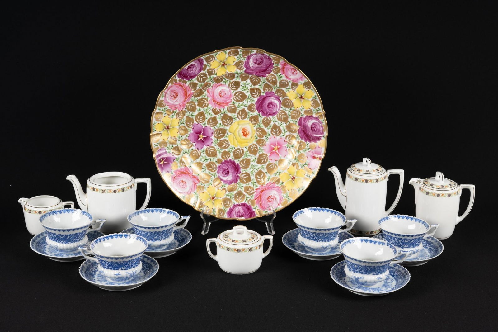 18 Ceramics incl Floral Charger (1 of 7)