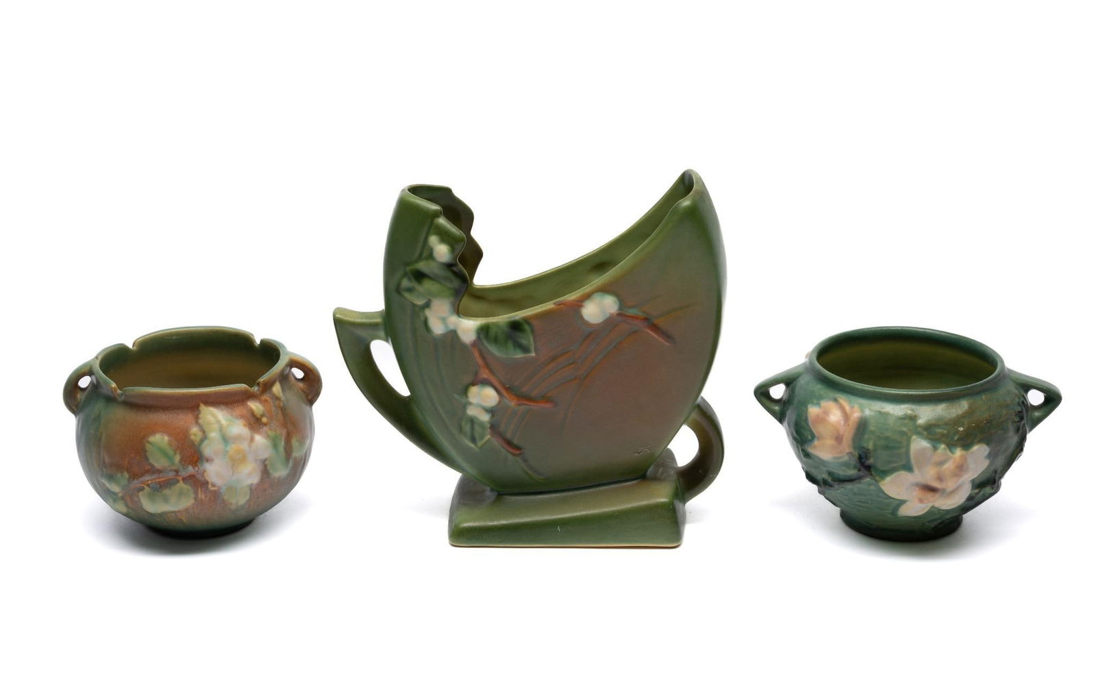 3 Roseville Vases / Pots (1 of 7)