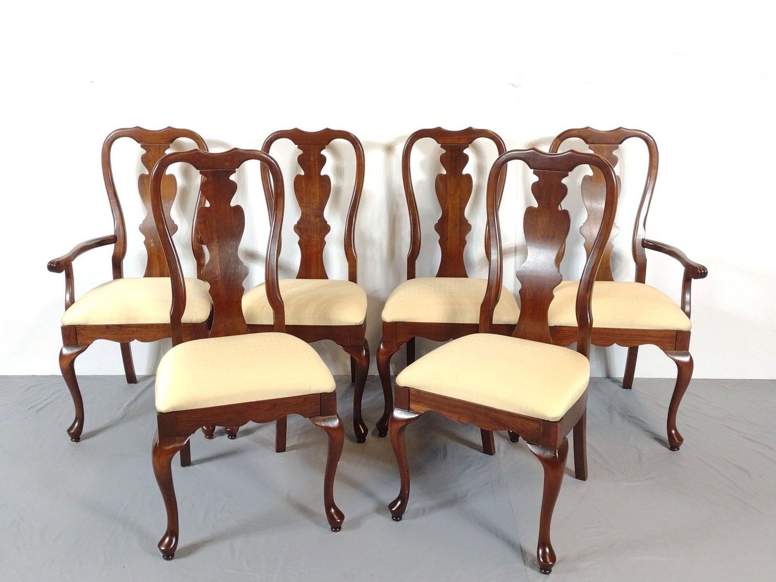 6 Jamestown Sterling Dining Room Chairs: NOT ELIGIBLE FOR IN-HOUSE SHIPPING. Each 24" wide X 22" deep X 42-1/4" high.