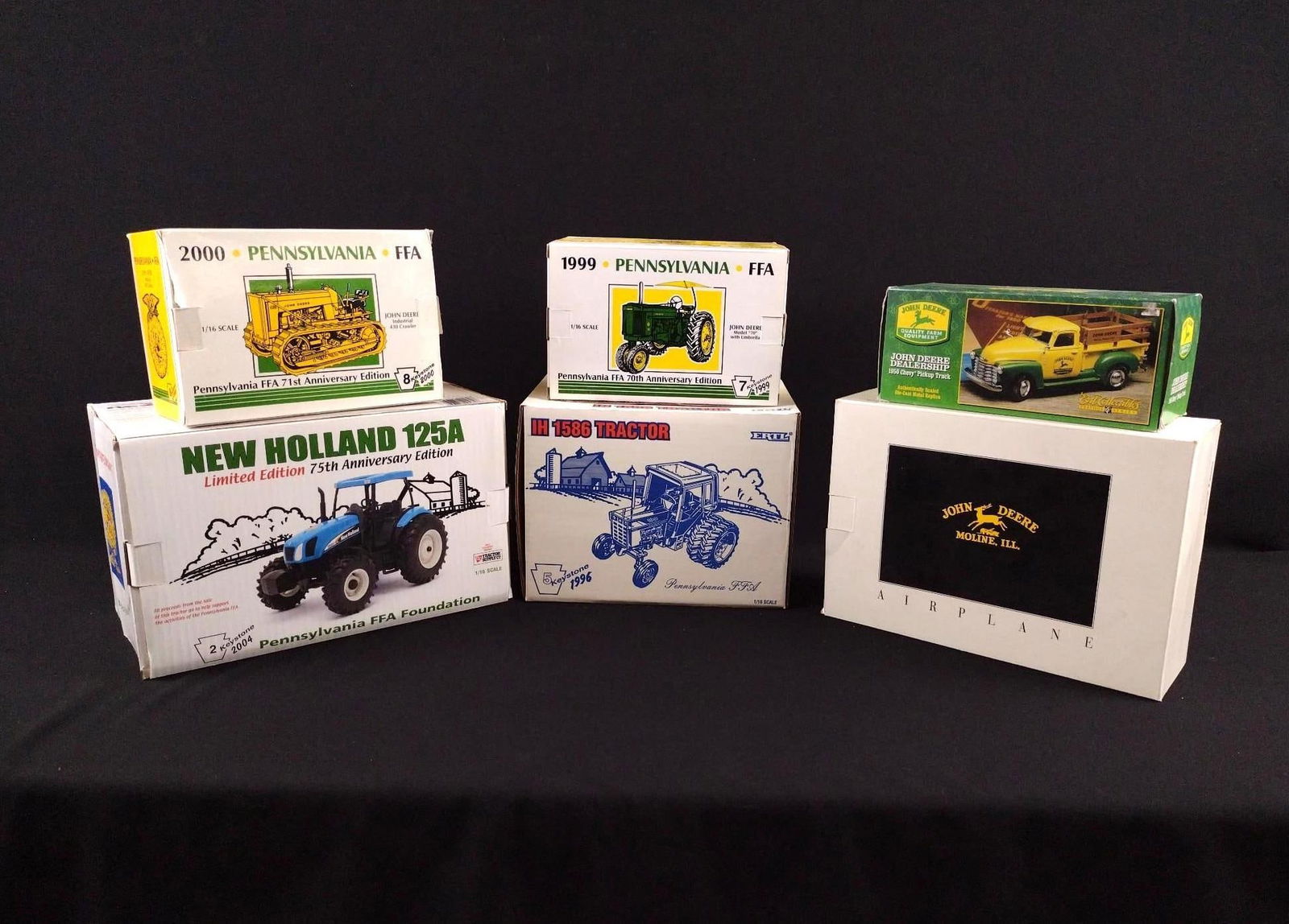 6 Pcs Model Tractors, Truck, and Airplane (1 of 1)