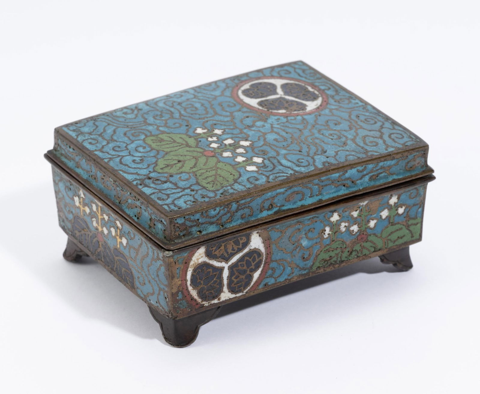 Asian Cloisonne Trinket Box (1 of 4)