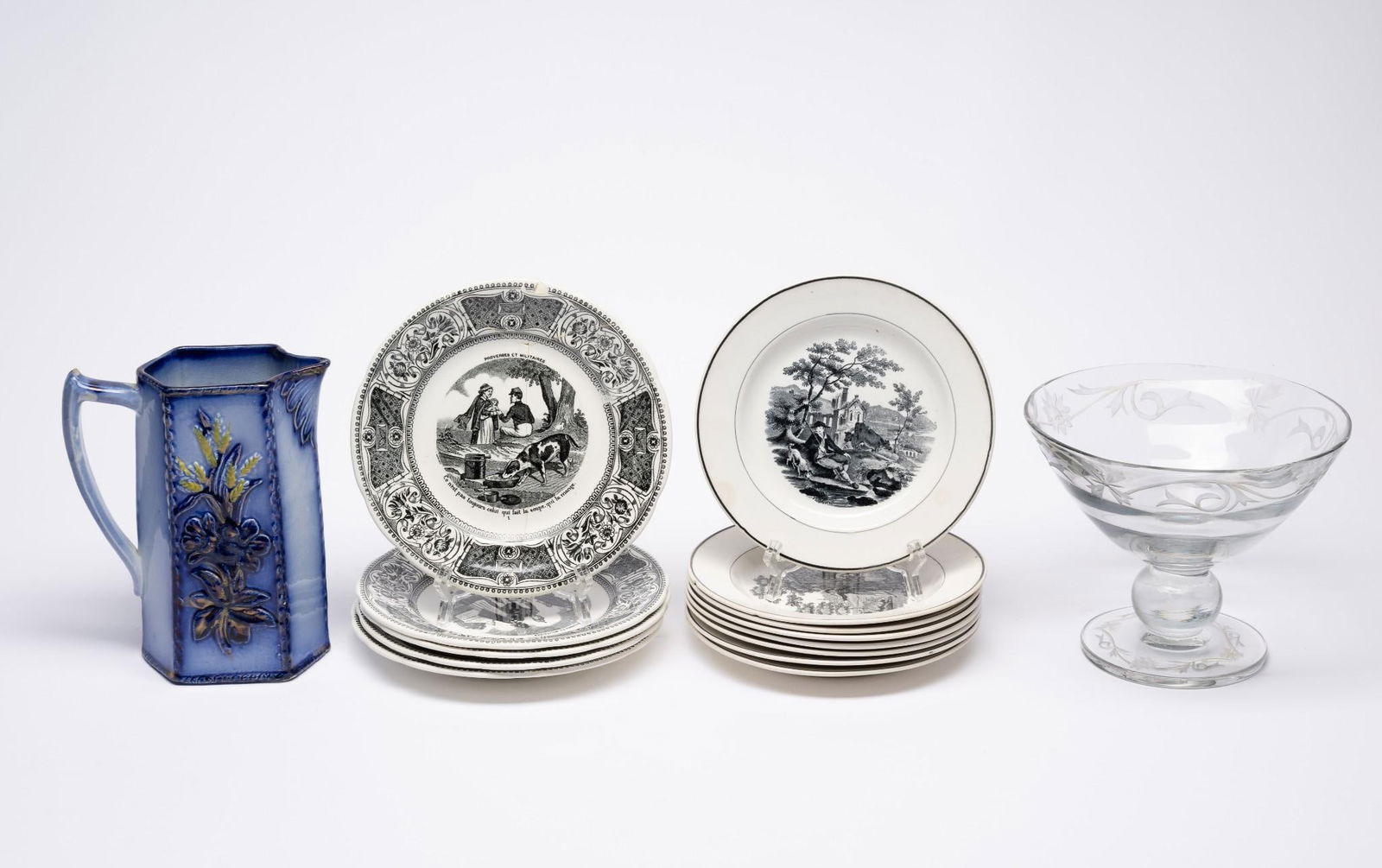 14 Pcs. Ceramics & Glass Bowl incl Gien (1 of 8)