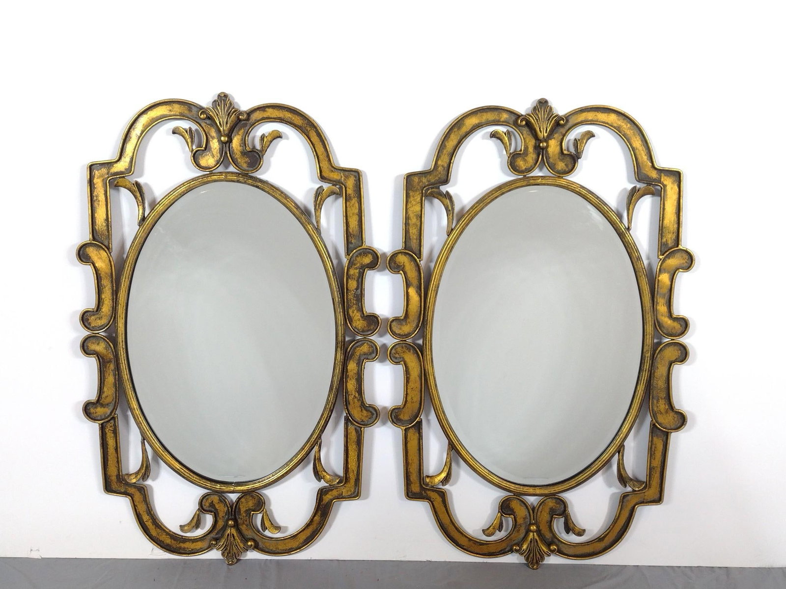 2 Sterling Industries Wall Mirrors: NOT ELIGIBLE FOR IN-HOUSE SHIPPING. Both measure 39" high x 24-1/2" wide.