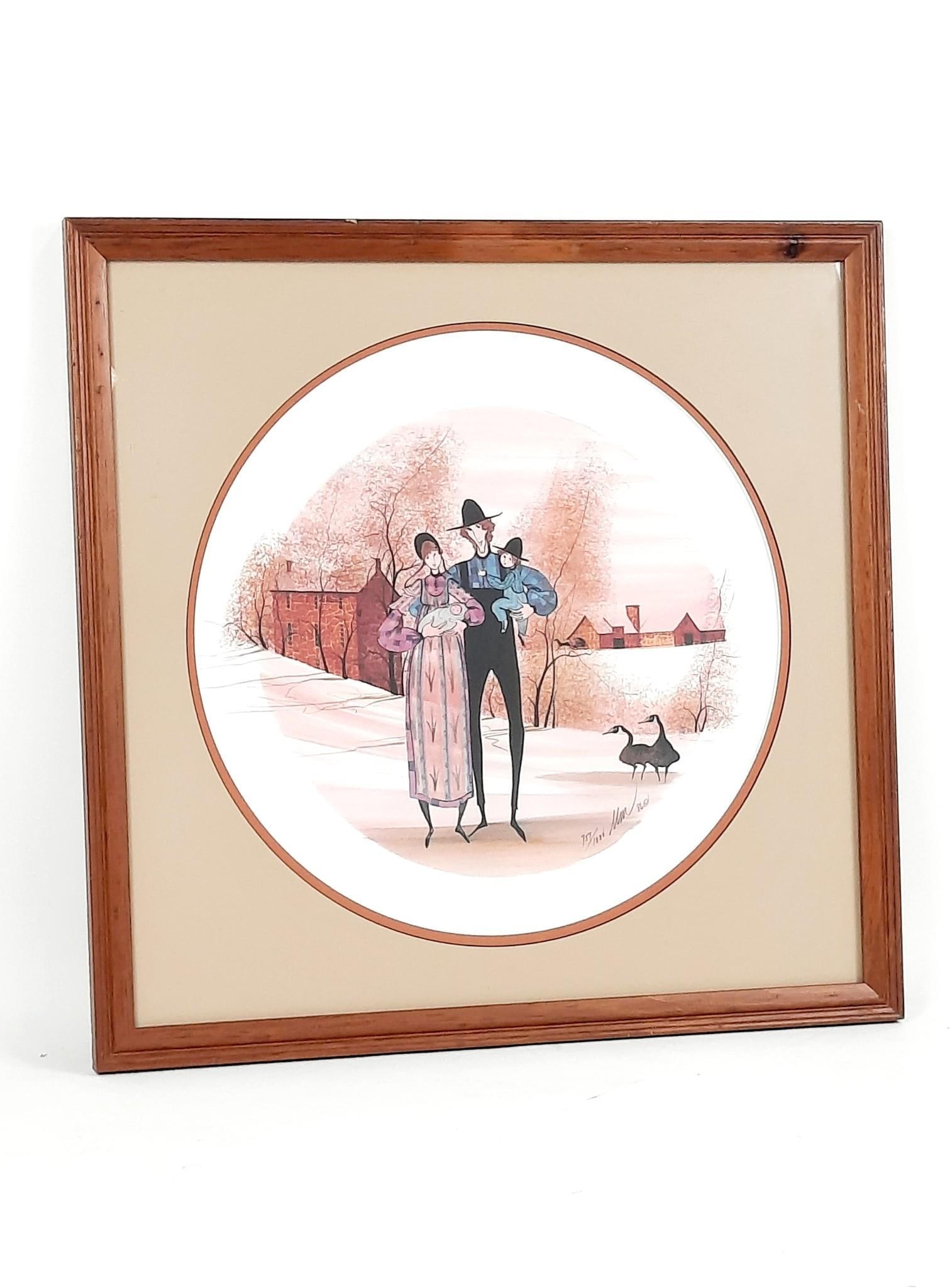 P. Buckley Moss Family Ltd Ed Print (1 of 2)