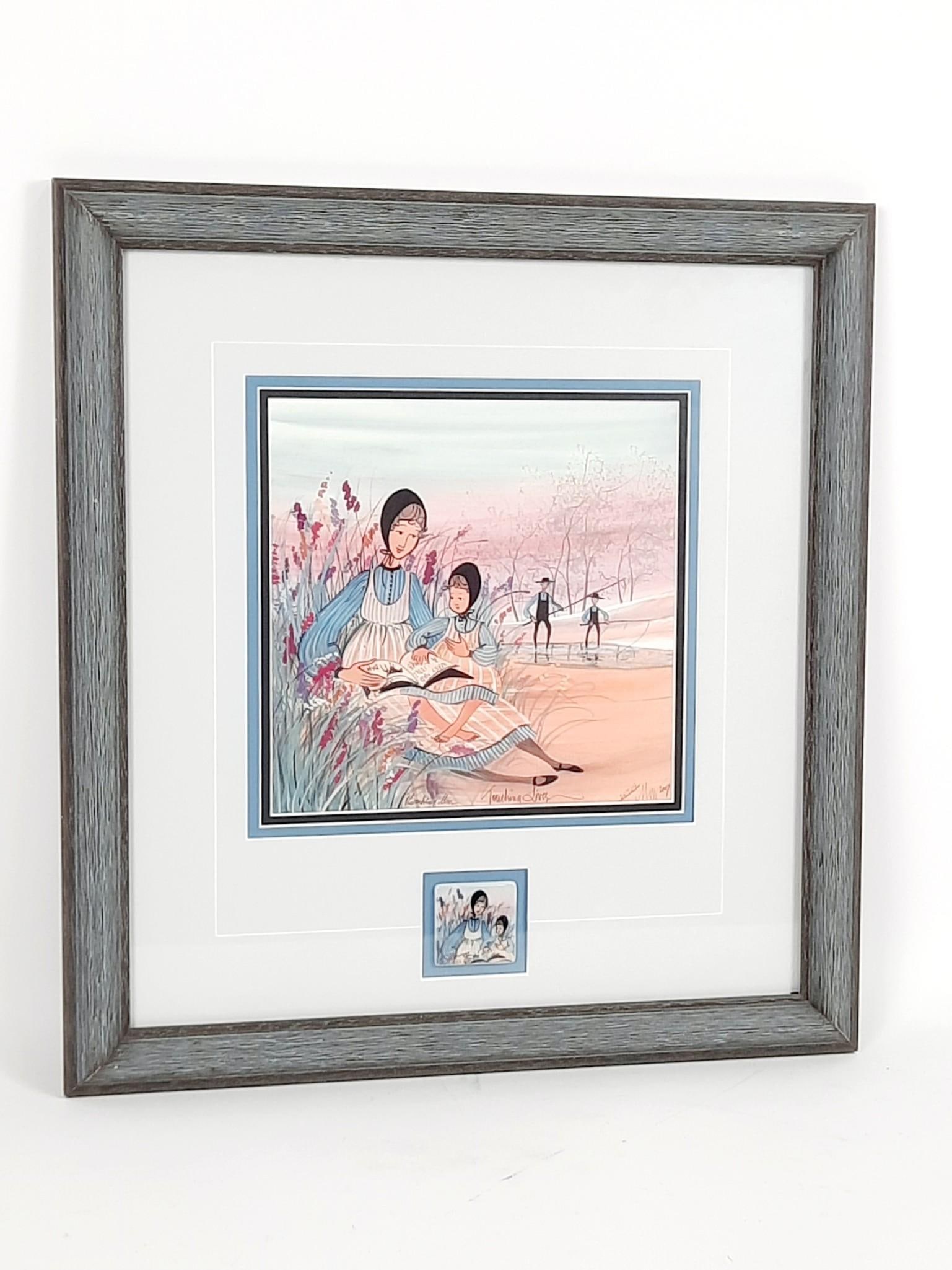 P. Buckley Moss "Touching Lives" Numbered Print (1 of 2)