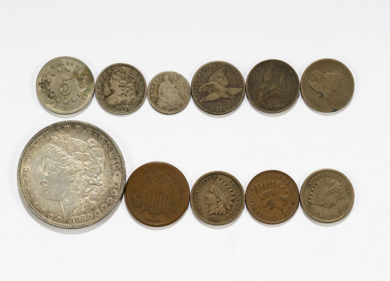 U.S. Coins Incl 1835 Dime (1 of 2)