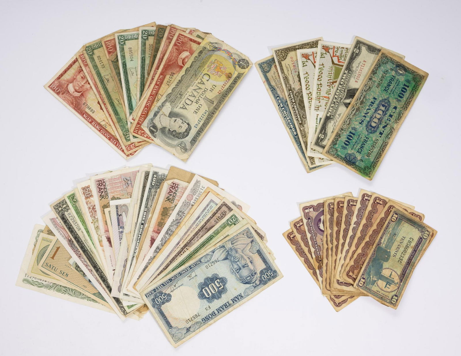 Paper Currency Lot Incl Military Payment Certificates (1 of 5)