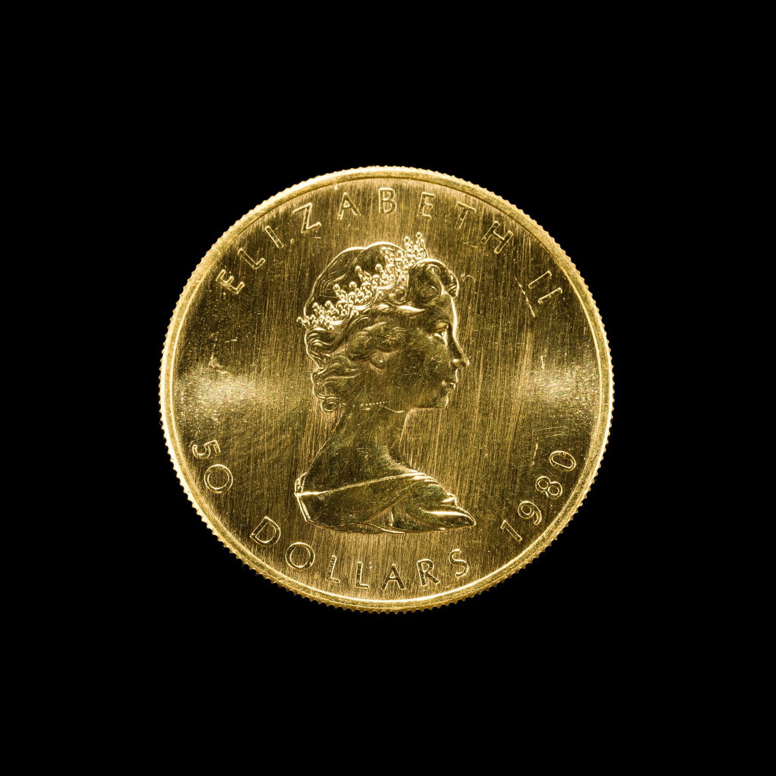 1980 Canada Maple Leaf $50 Gold Coin (1 of 2)