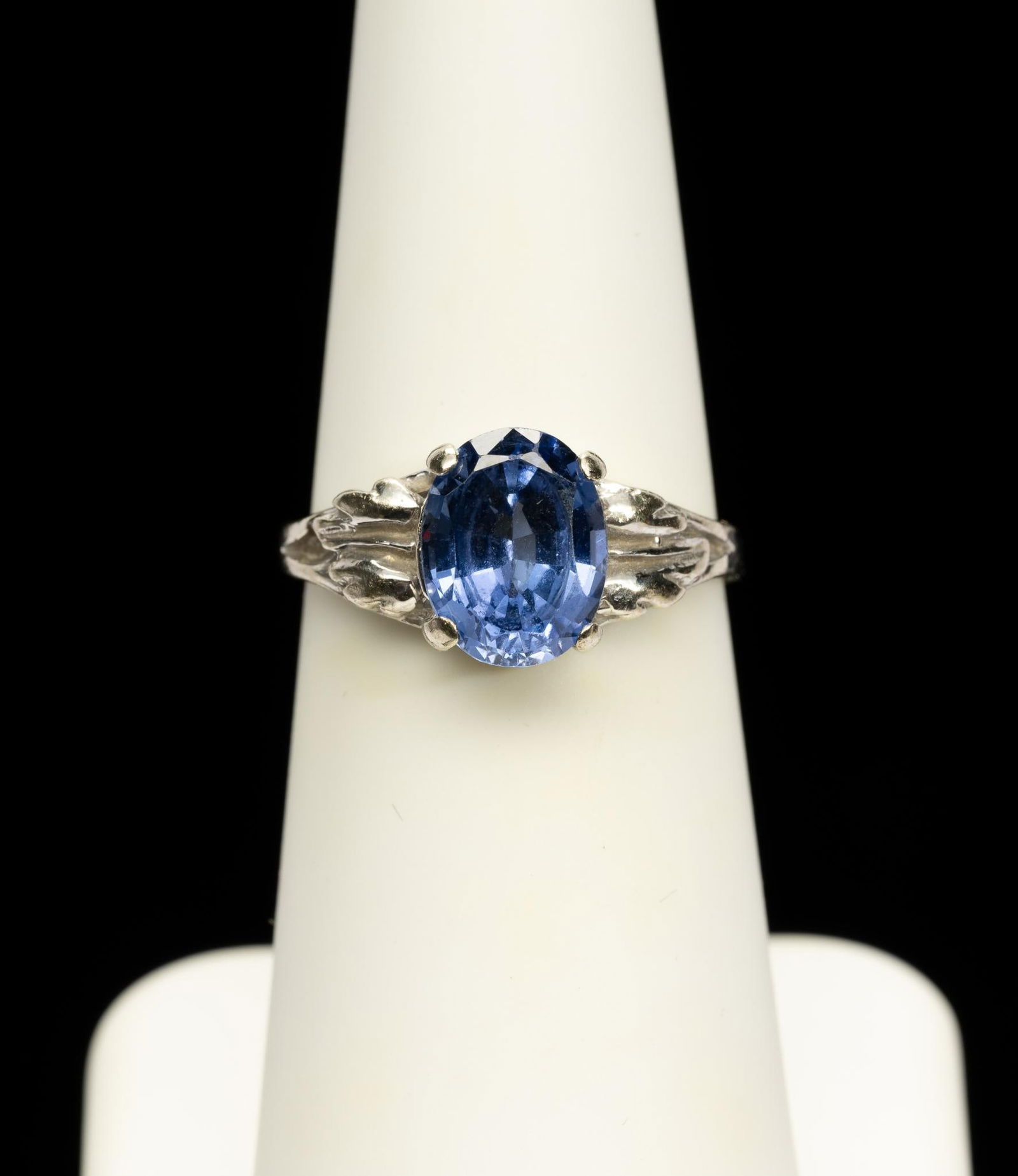 14K White Gold & Sapphire Ring (1 of 5)