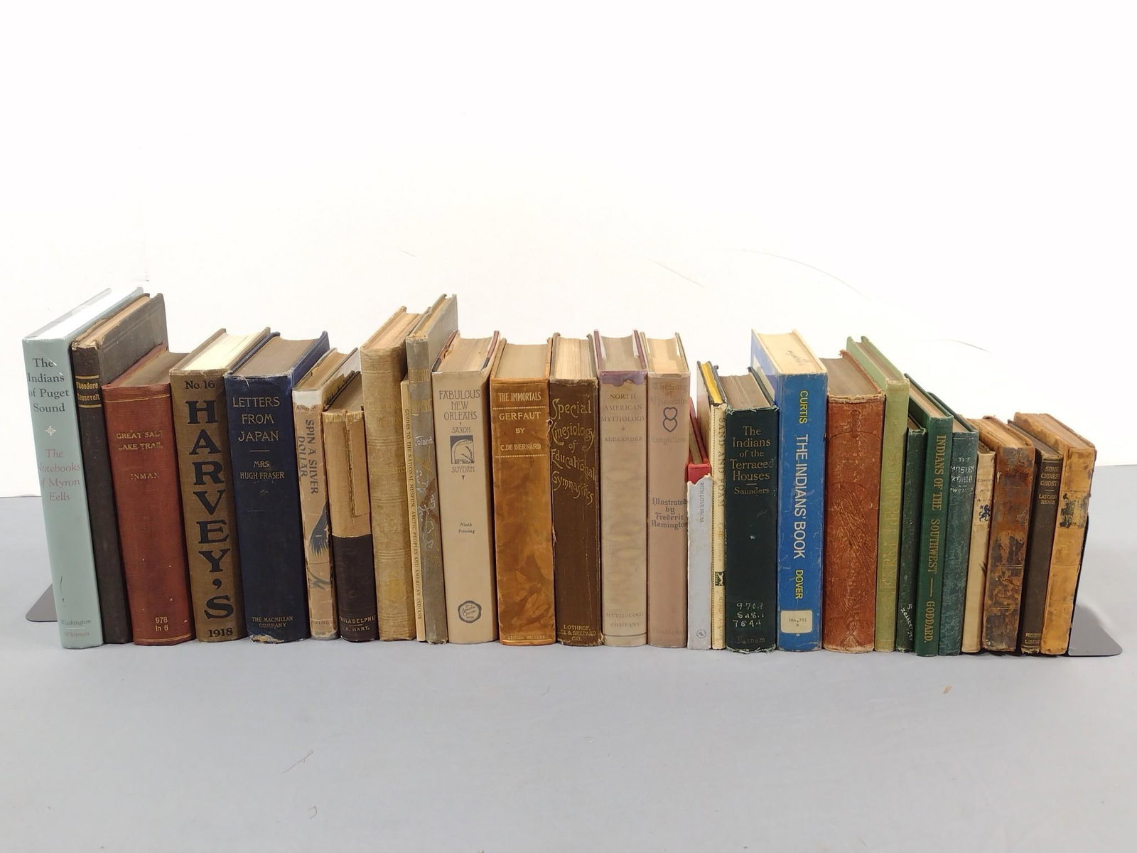Large Grouping of Books incl Native Americans: Also includes State of New York in Memoriam Theodore Roosevelt, Letters From Japan, Spin a Silver Dollar, and more.