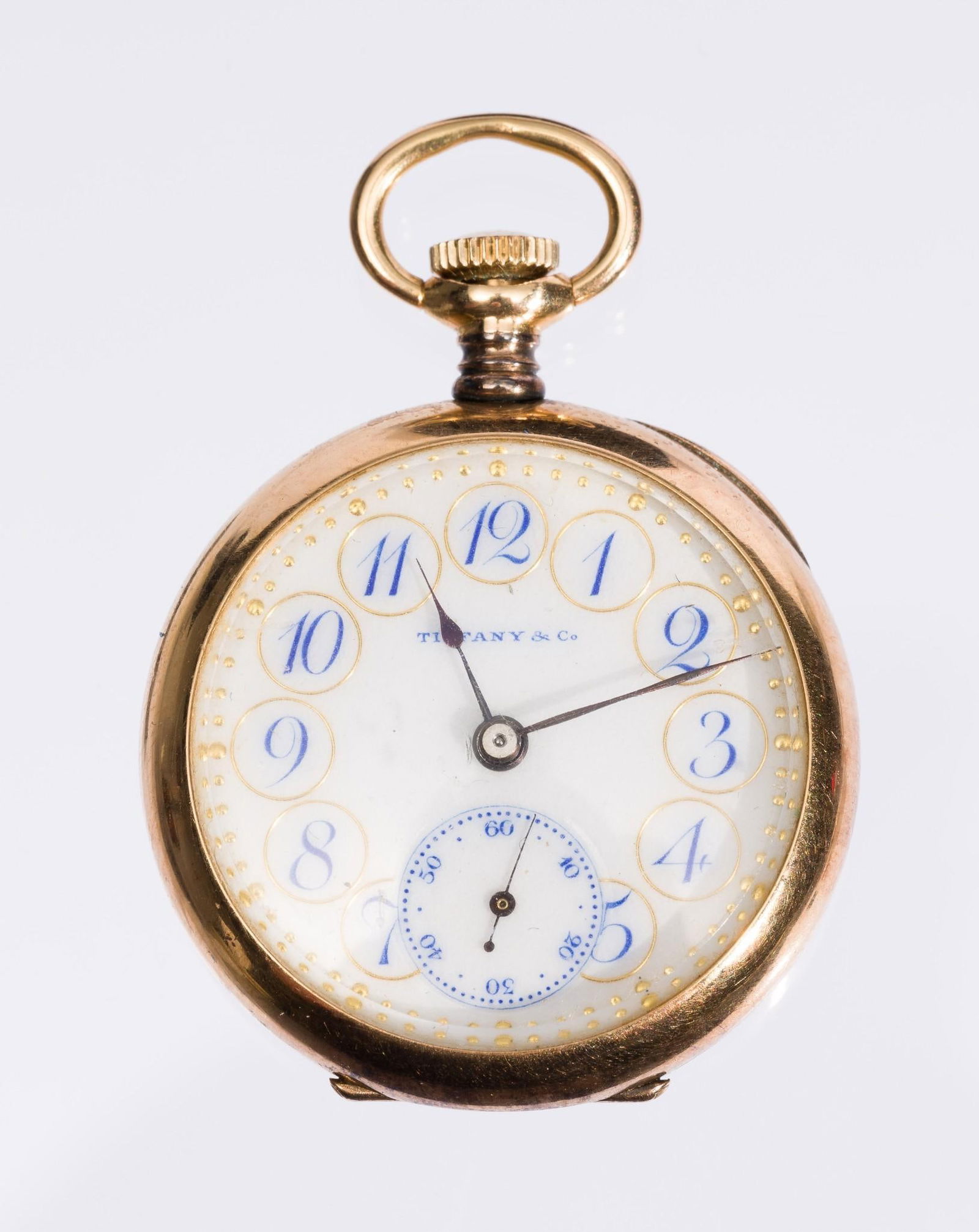 Tiffany & Co. 18K Gold Open Face Pocket Watch (1 of 5)