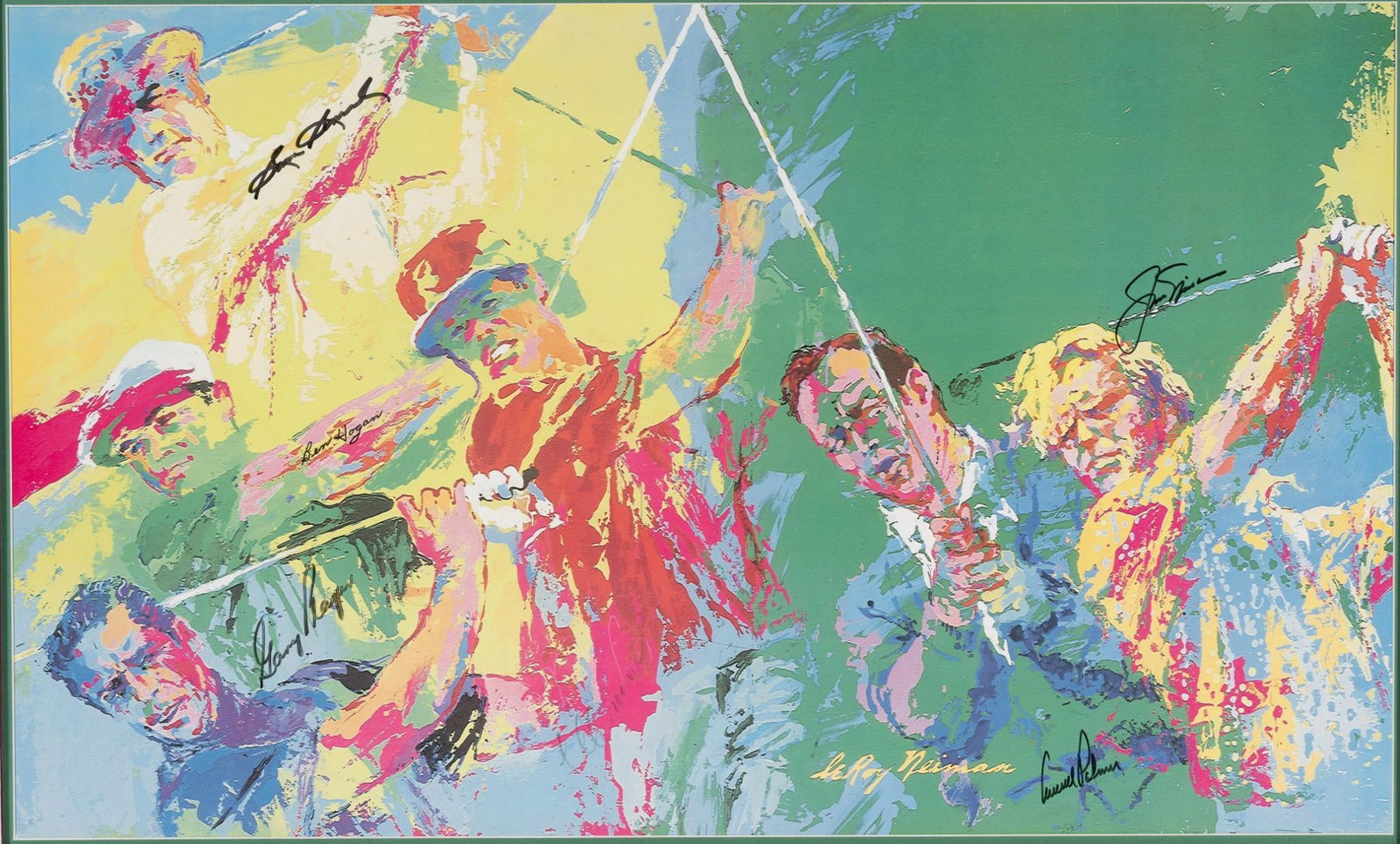 Leroy Neiman "Legends of Golf" Print with Signatures (1 of 8)