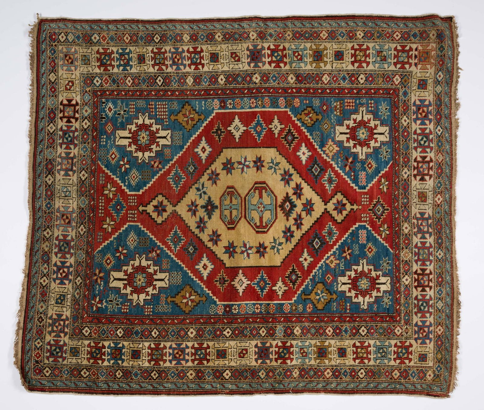 Antique Kazak Persian Area Rug (1 of 5)