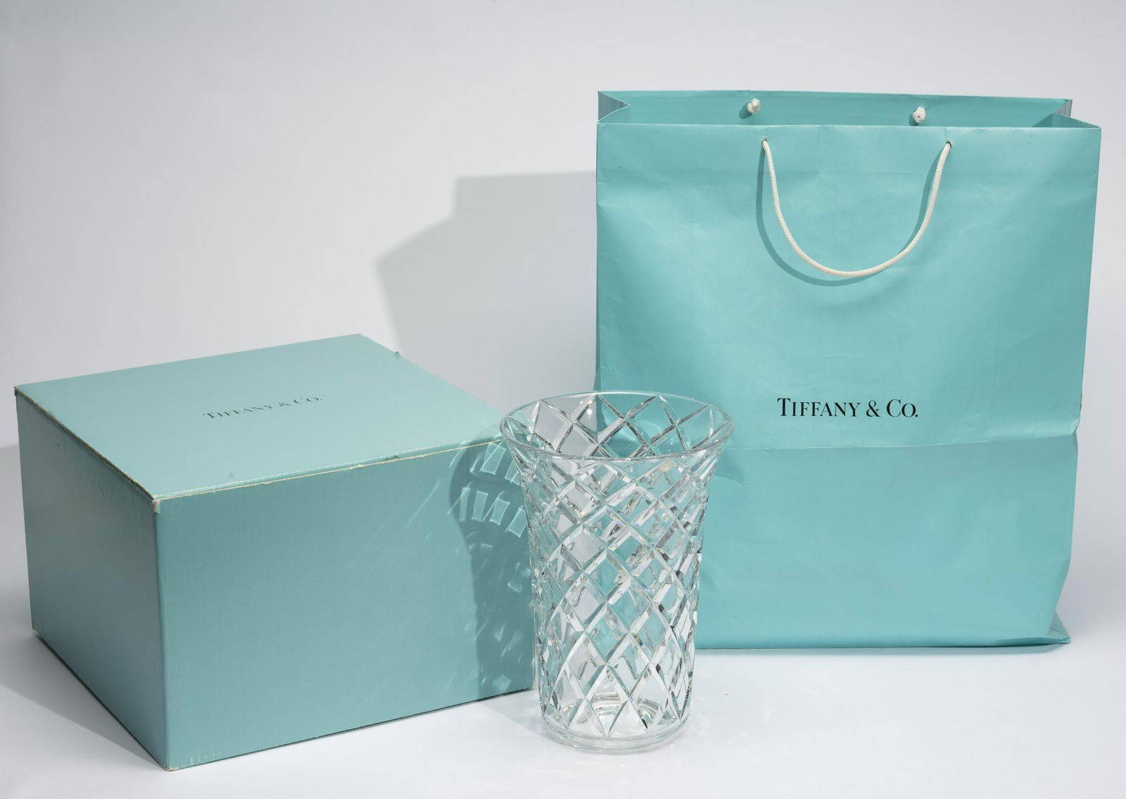 Tiffany & Co. Crystal Vase w/ OB (1 of 4)