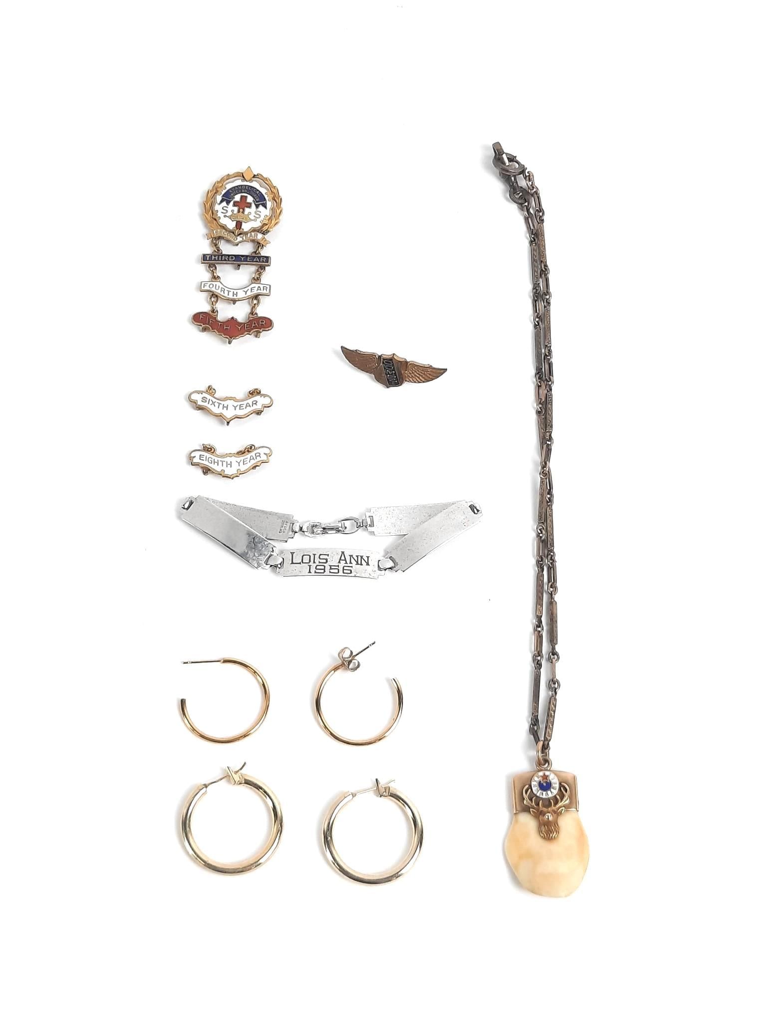 6 Pcs 14K Gold, Gold-Filled & Sterling Jewelry (1 of 5)