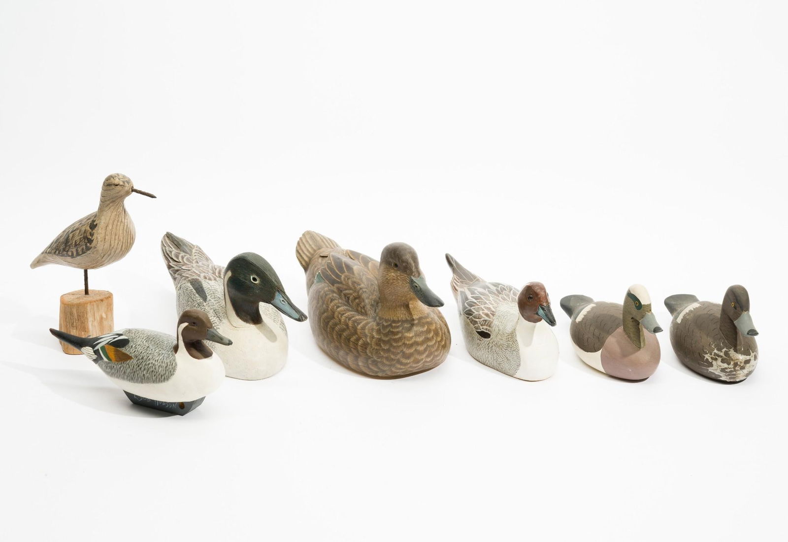 7 Hand Carved Birds incl Duck Decoys (1 of 10)