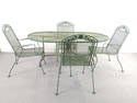 Metal Outdoor Table & 4 Chairs