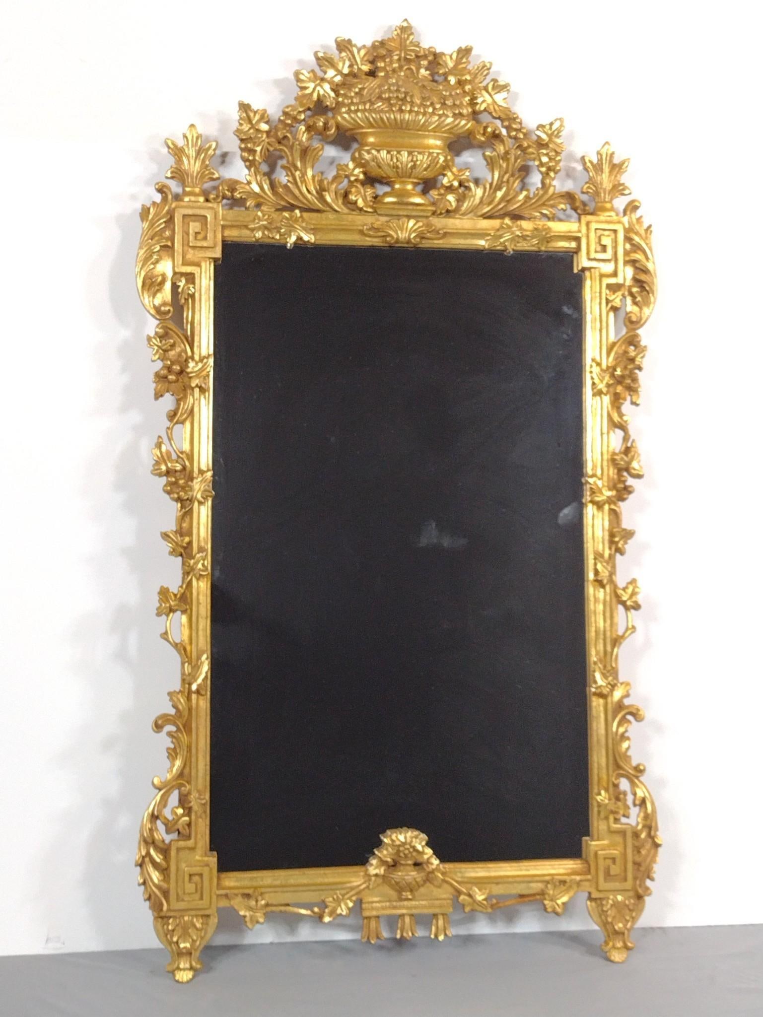 Italian Gilt Wall Mirror (1 of 4)