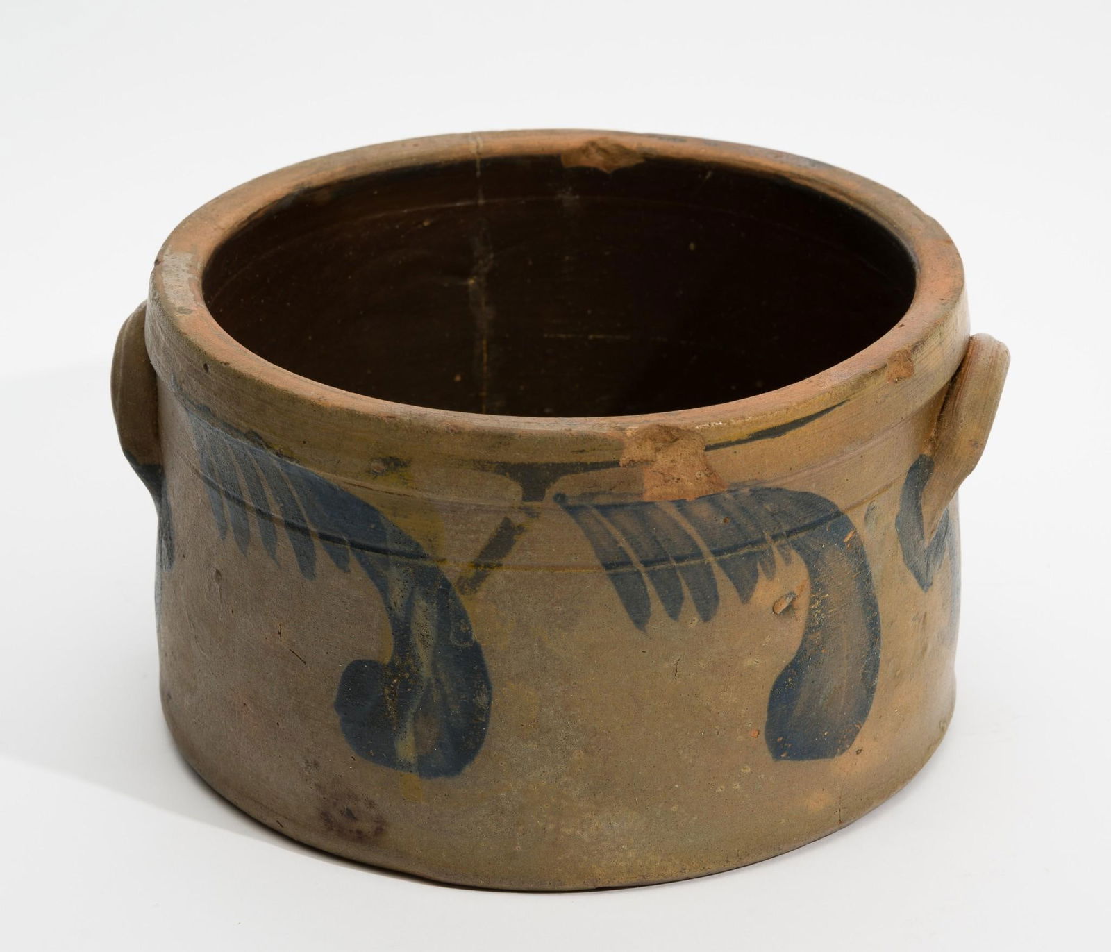 Cobalt Decorated Butter Crock (1 of 7)