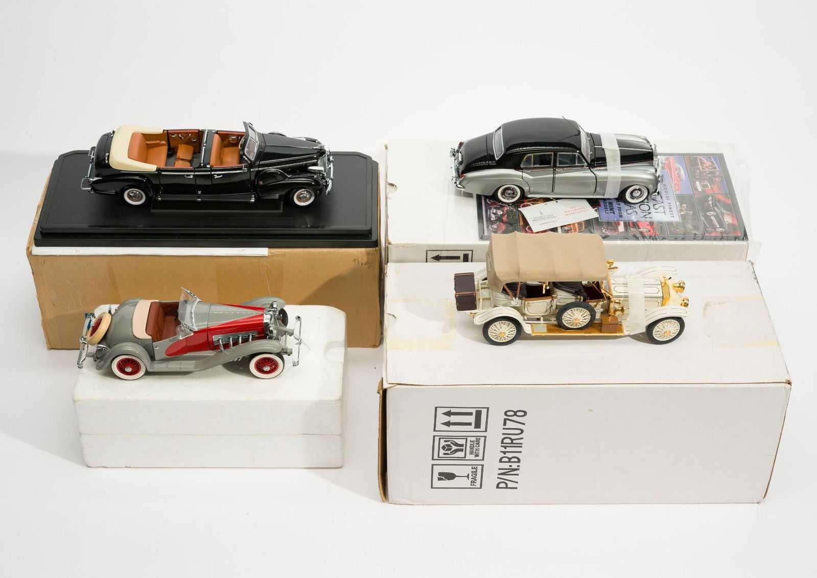 4 Die Cast Cars incl The Franklin Mint (1 of 12)