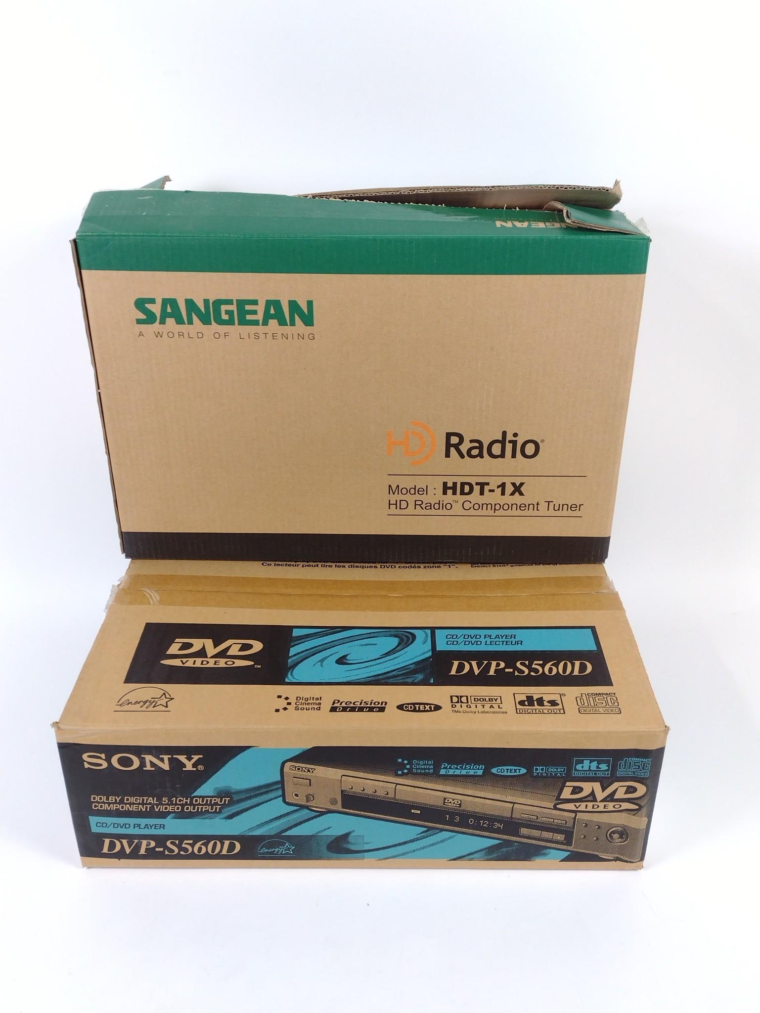 Sony DVD Player and Sangean HD Radio Component Turner (1 of 5)