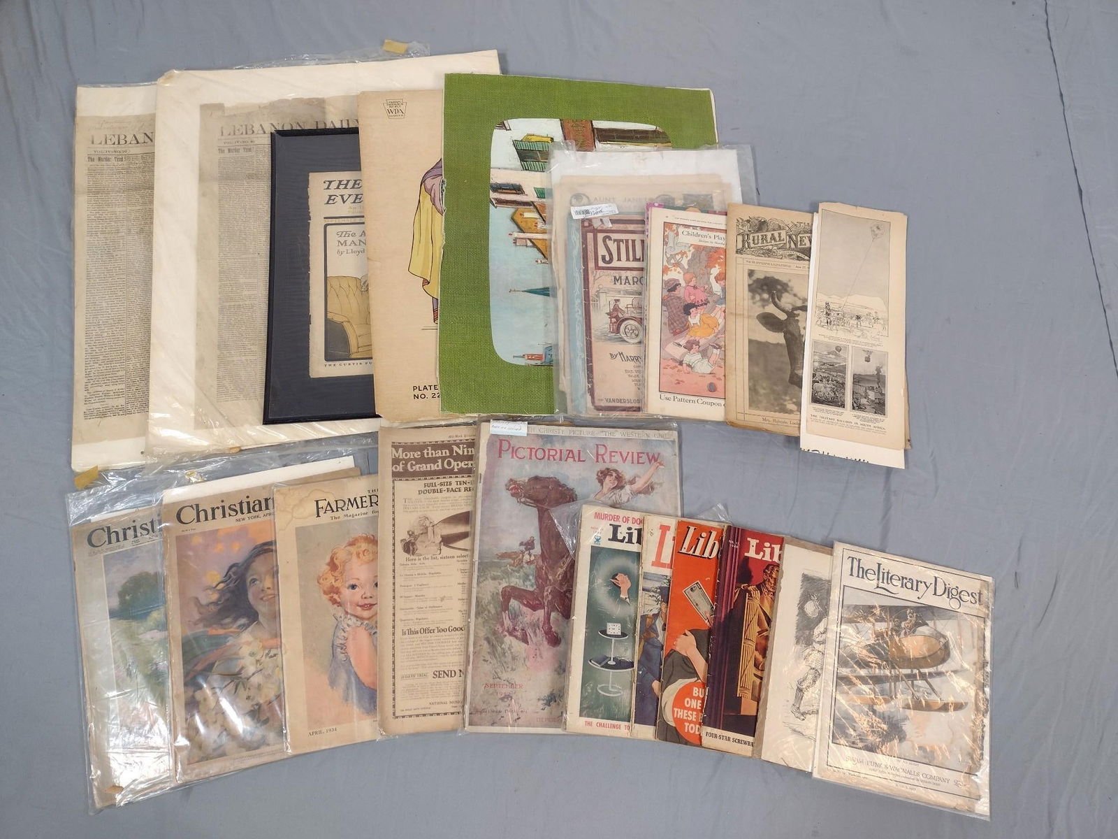 Grouping Ephemera incl April 1879 Newspapers (1 of 7)