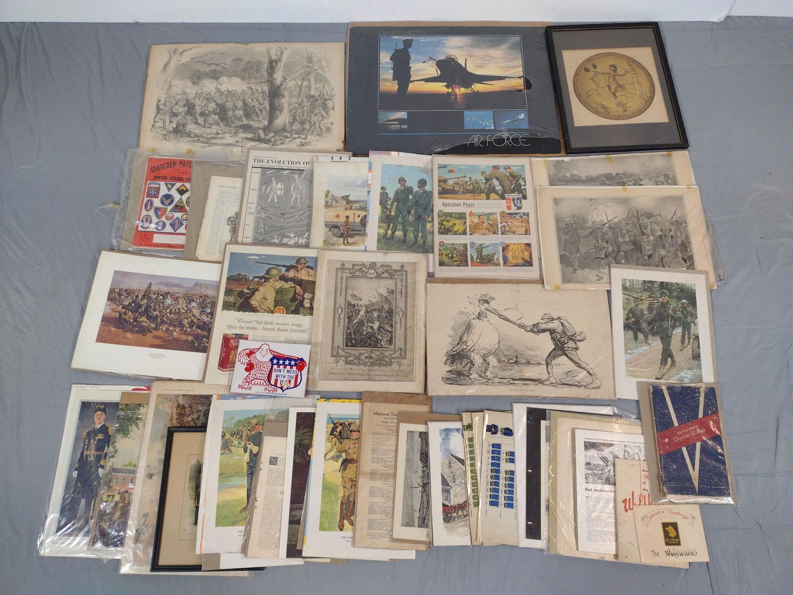 Large Grouping Military Ephemera incl Wolfhounds Infantry (1 of 8)