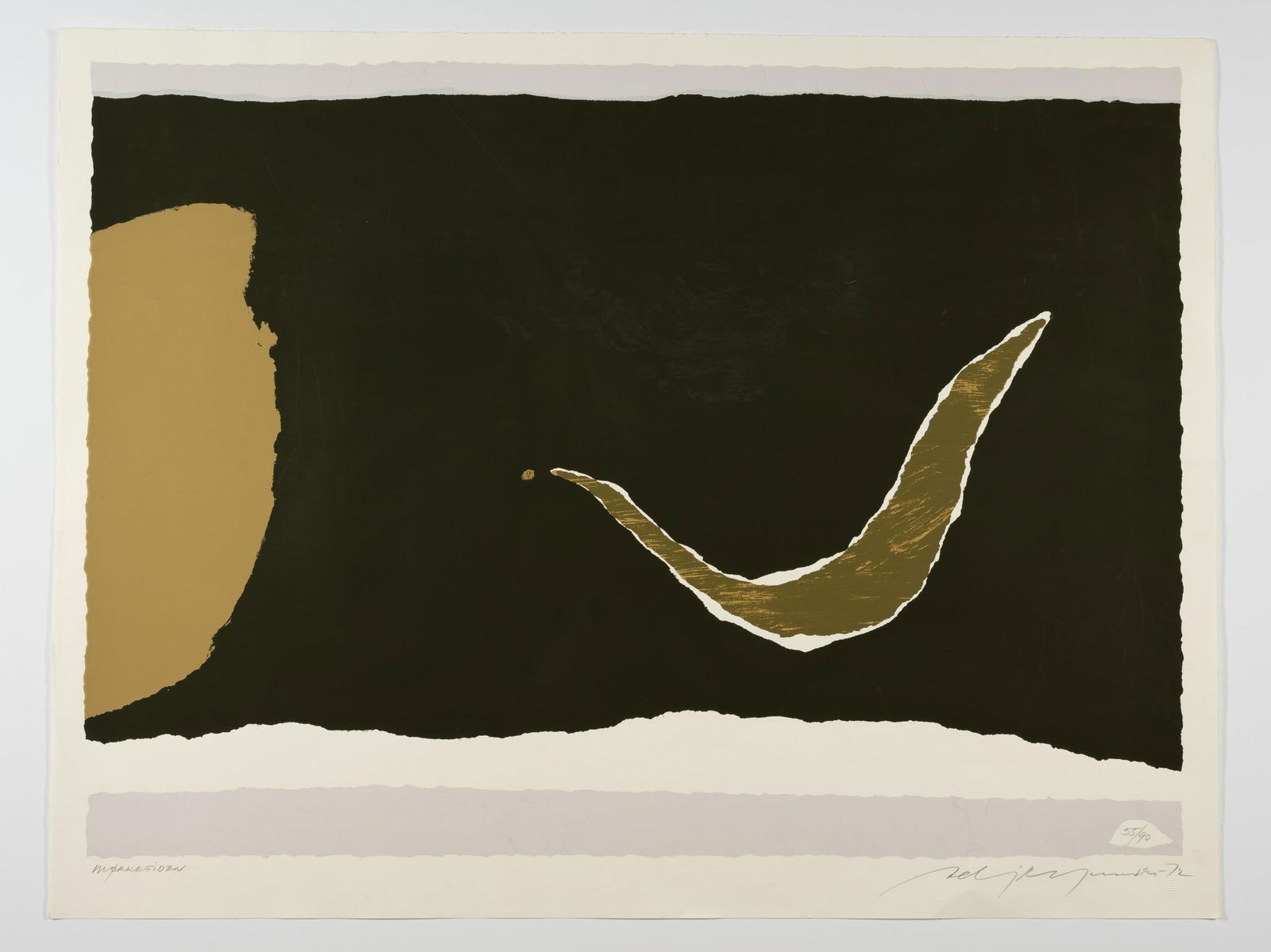 Adja Yunkers "Morketiden" Ltd Ed Screenprint (1 of 4)