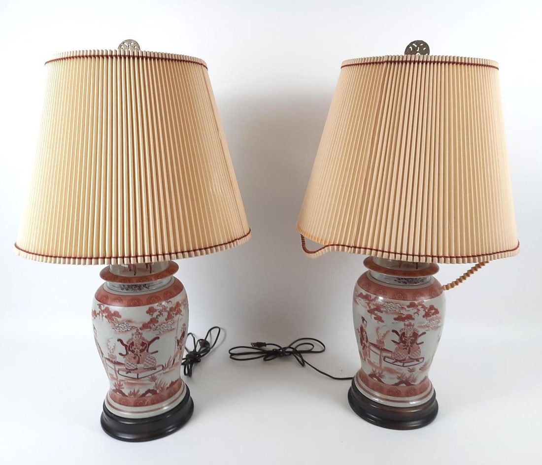 Pair of Ginger Jar Style Table Lamps (1 of 3)