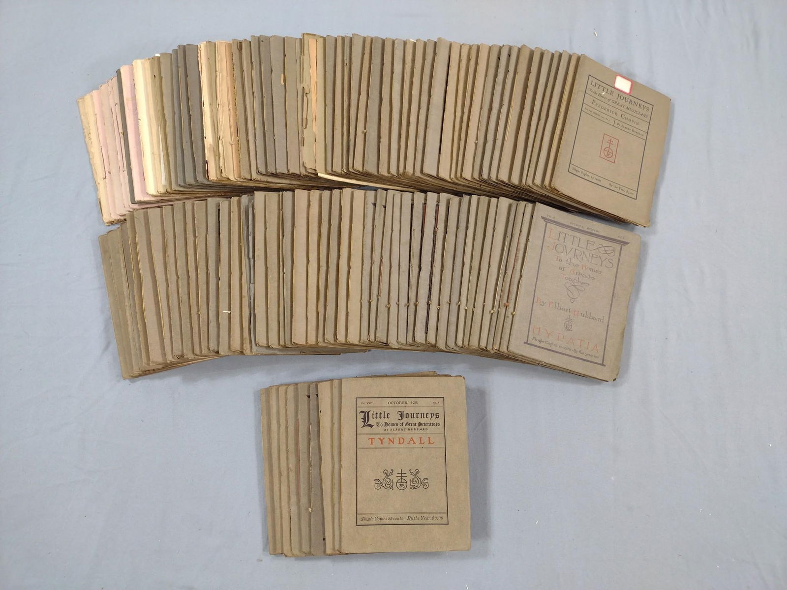 108 Vols Elbert Hubbard Little Journeys Booklets (1 of 2)