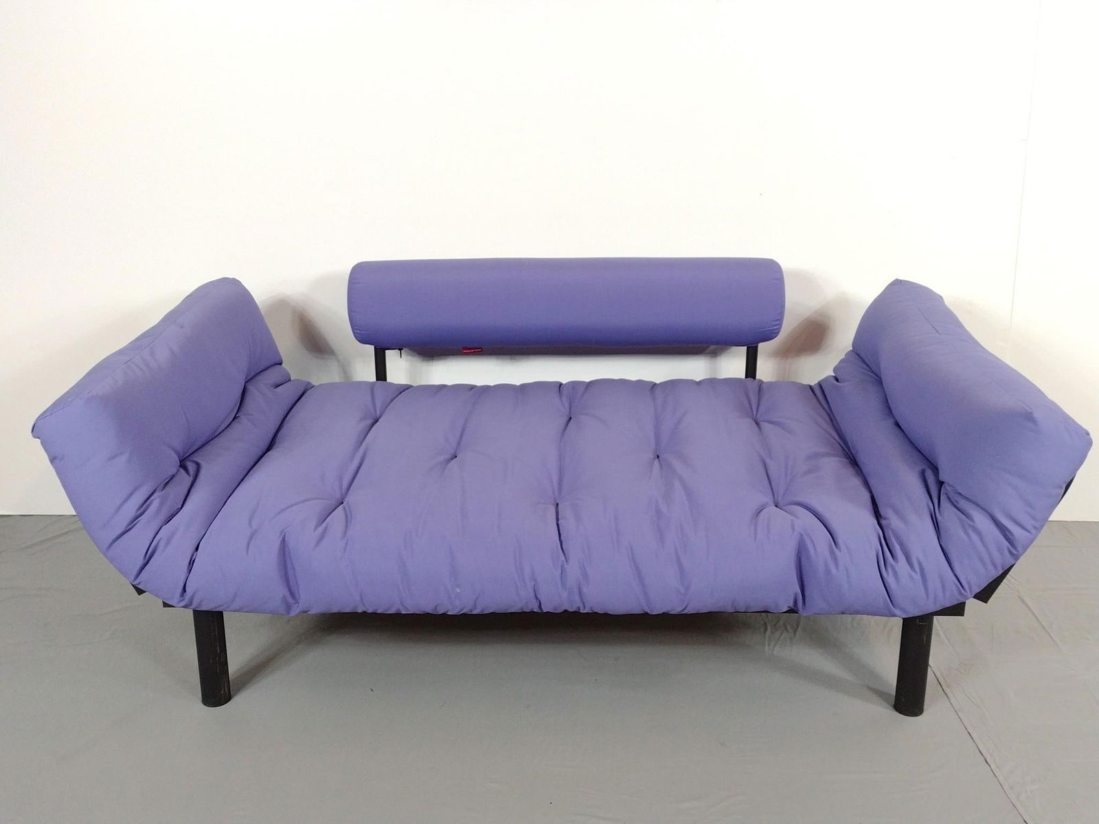 Metal Frame Futon By Innovation: NOT ELIGIBLE FOR IN-HOUSE SHIPPING. 66" wide X 36" deep X 26" high.