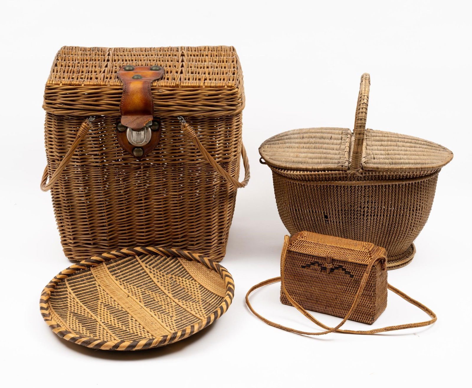 4 Pcs Basketry incl Purse (1 of 6)