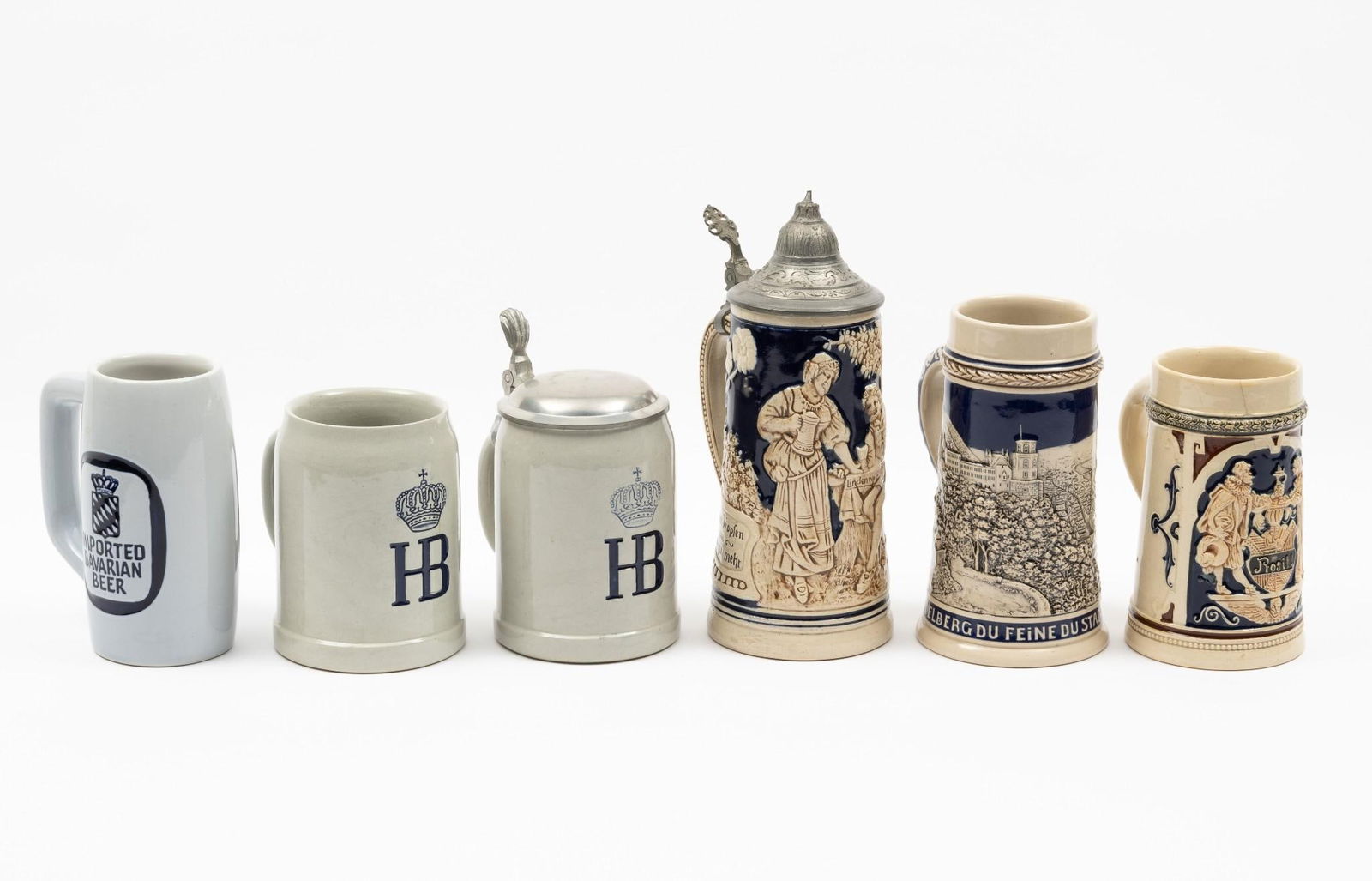 6 Beer Steins / Mugs (1 of 14)