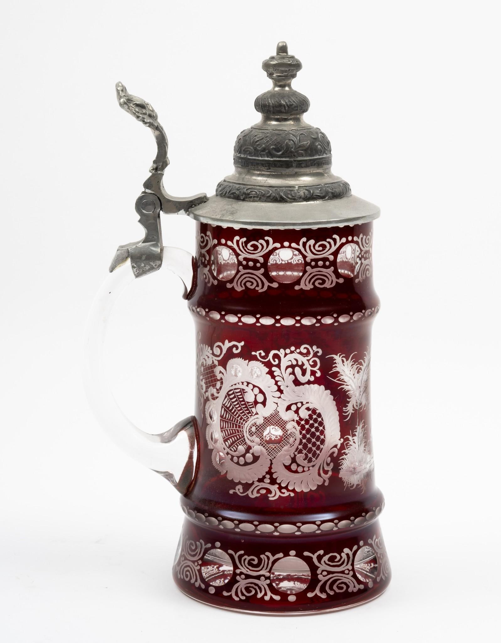 Ruby Cut to Clear Stein (1 of 3)