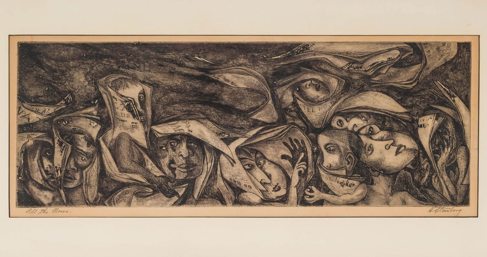 Harry Sternberg "All The News" Print (1 of 5)