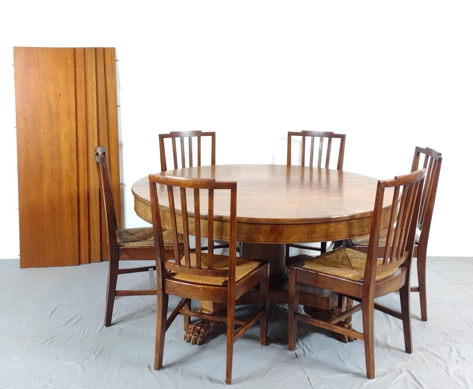 Claw Foot Dining Table & 6 Chairs (1 of 9)