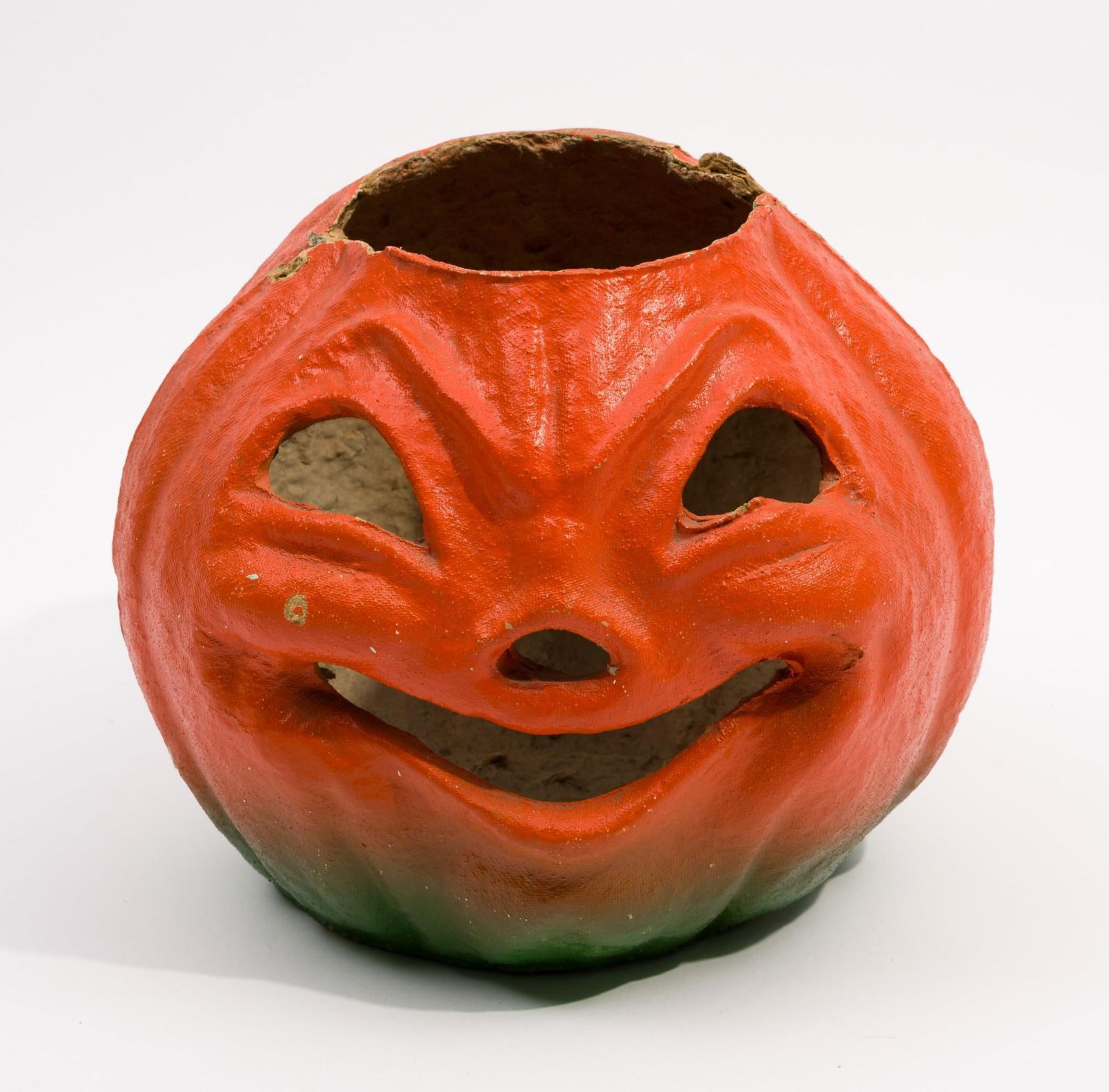 Papier Mache Halloween Pumpkin (1 of 3)