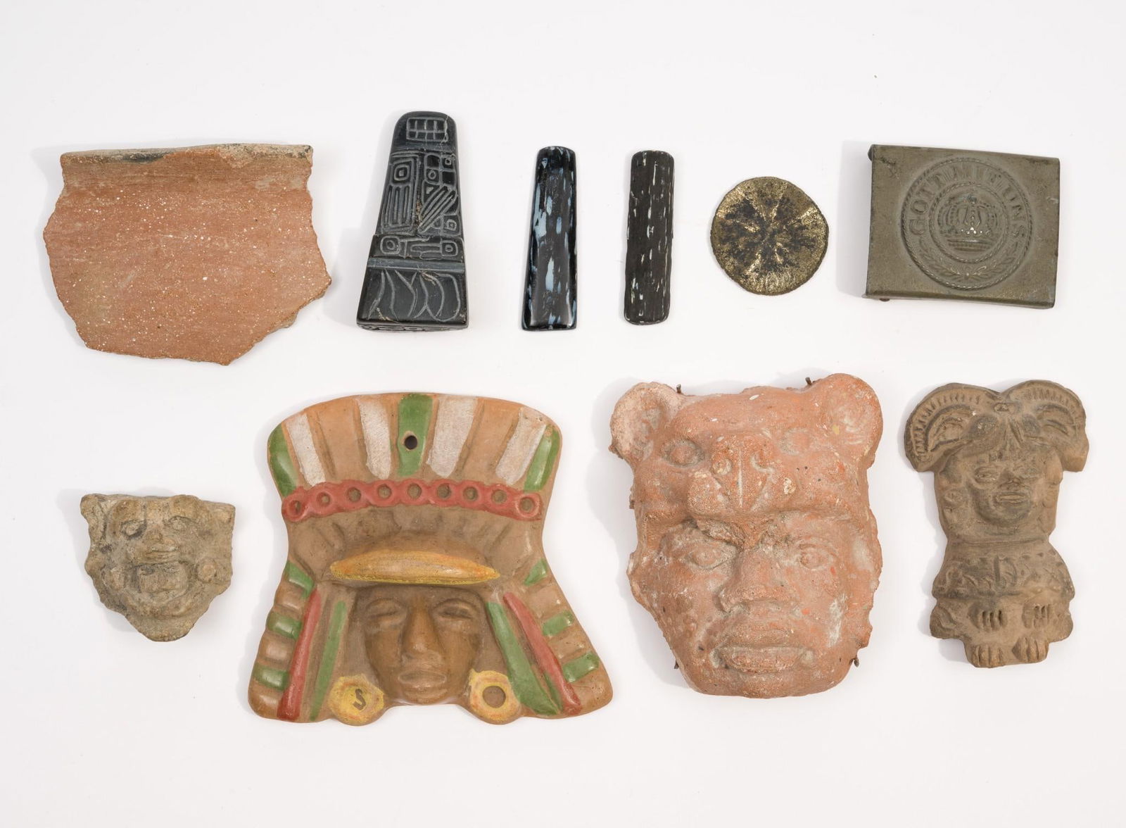 10 Pcs South American Artifacts (1 of 6)