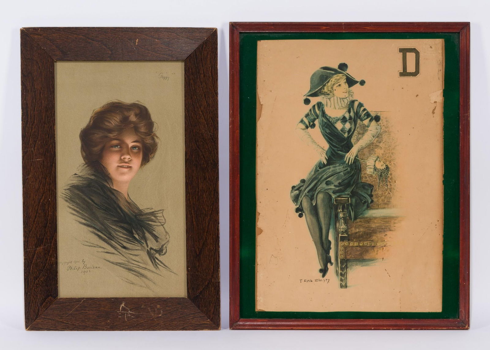 F. Earl Christy Duke Print & Philip Boileau 'Peggy' Print (1 of 10)