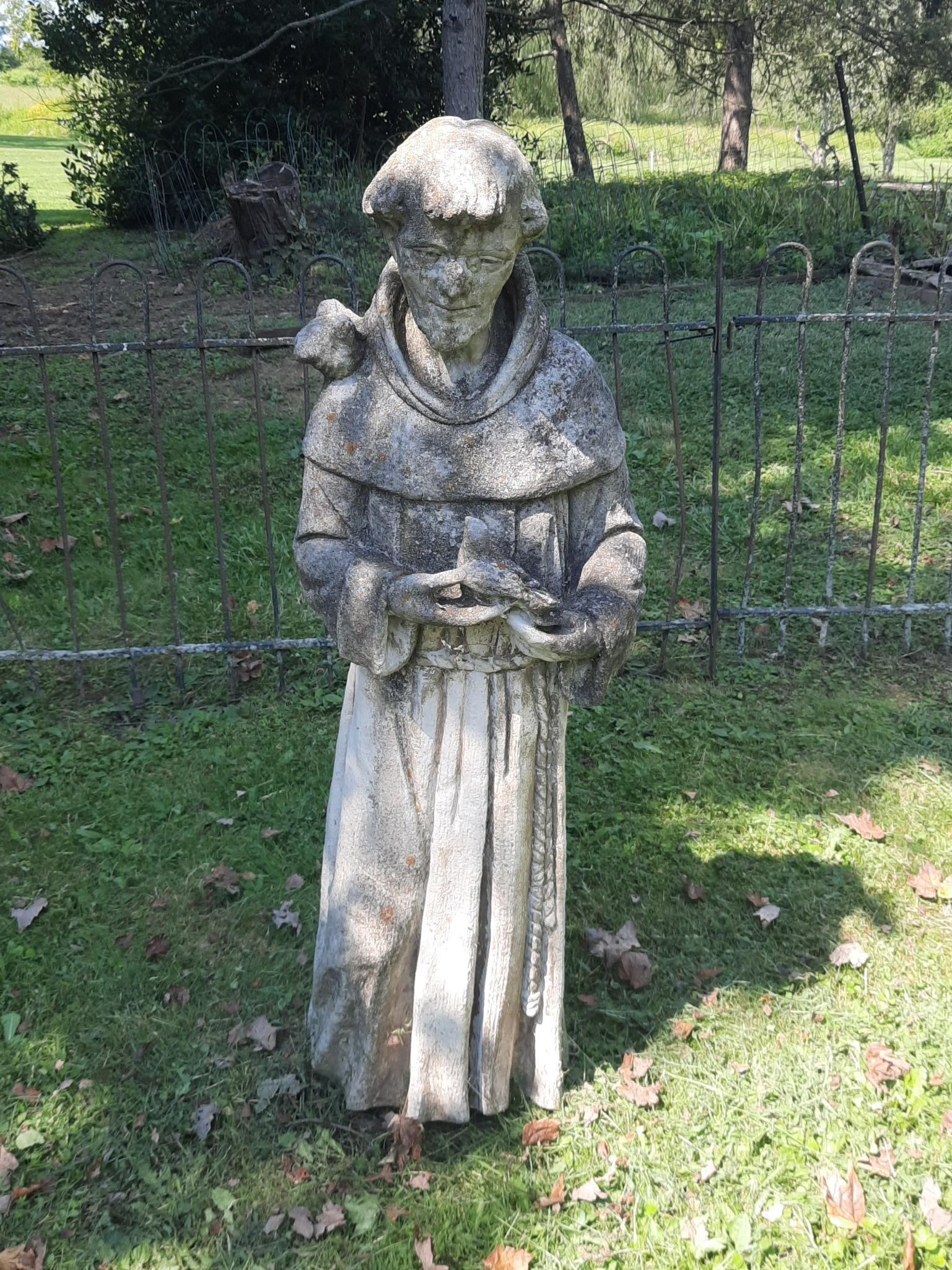 Concrete Religious Yard Sculpture (1 of 7)