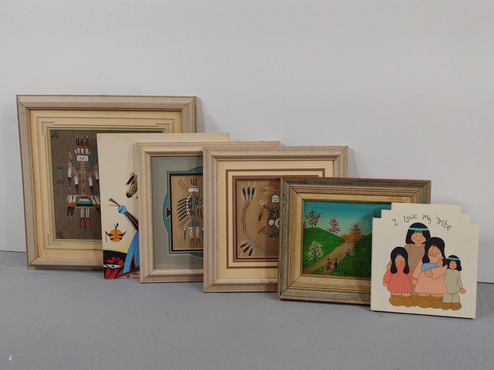 6 Pcs Native American Art (1 of 6)