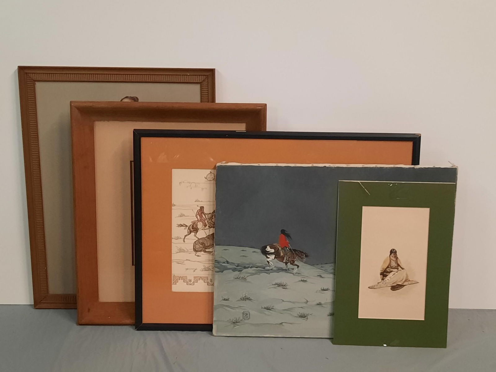 5 Pcs Native American Art (1 of 9)