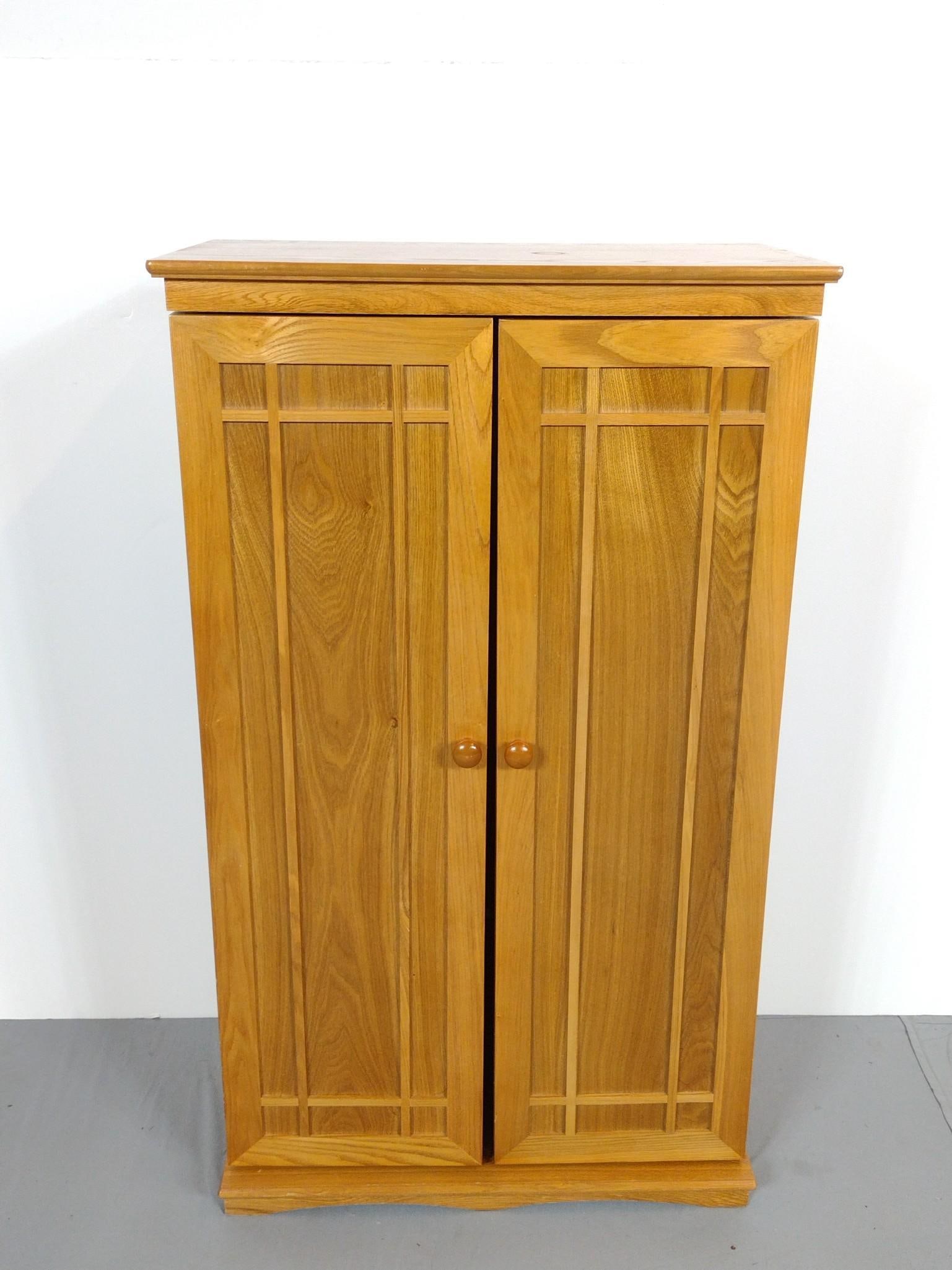 Low Cabinet: NOT ELIGIBLE FOR IN-HOUSE SHIPPING. 23" wide X 12-3/4" deep X 40" high. No manufactures name found.
