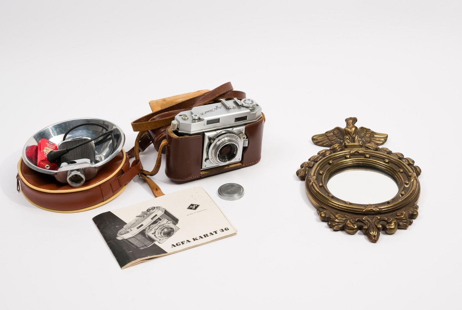 3 Pcs incl Agfa Karat 36 Camera, Flash, and Mirror (1 of 7)