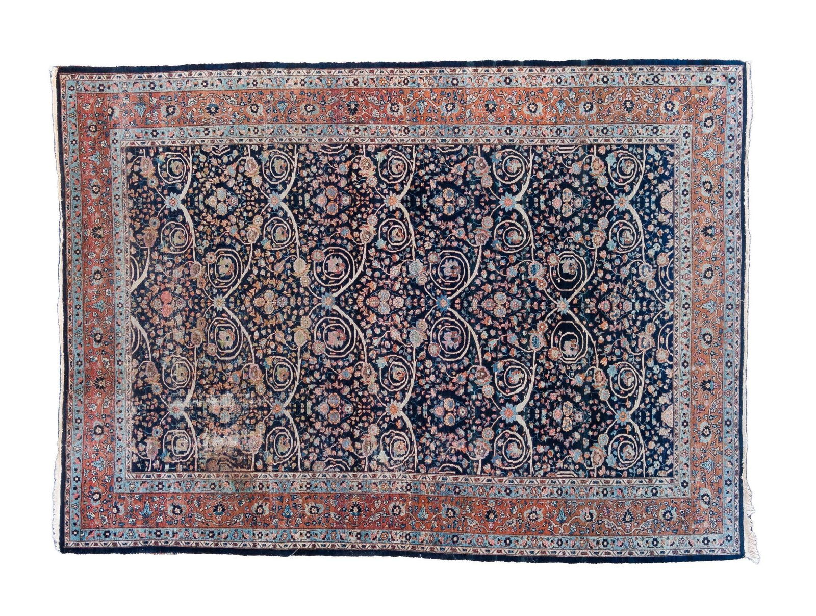 Kashan Style Room Size Rug (1 of 7)