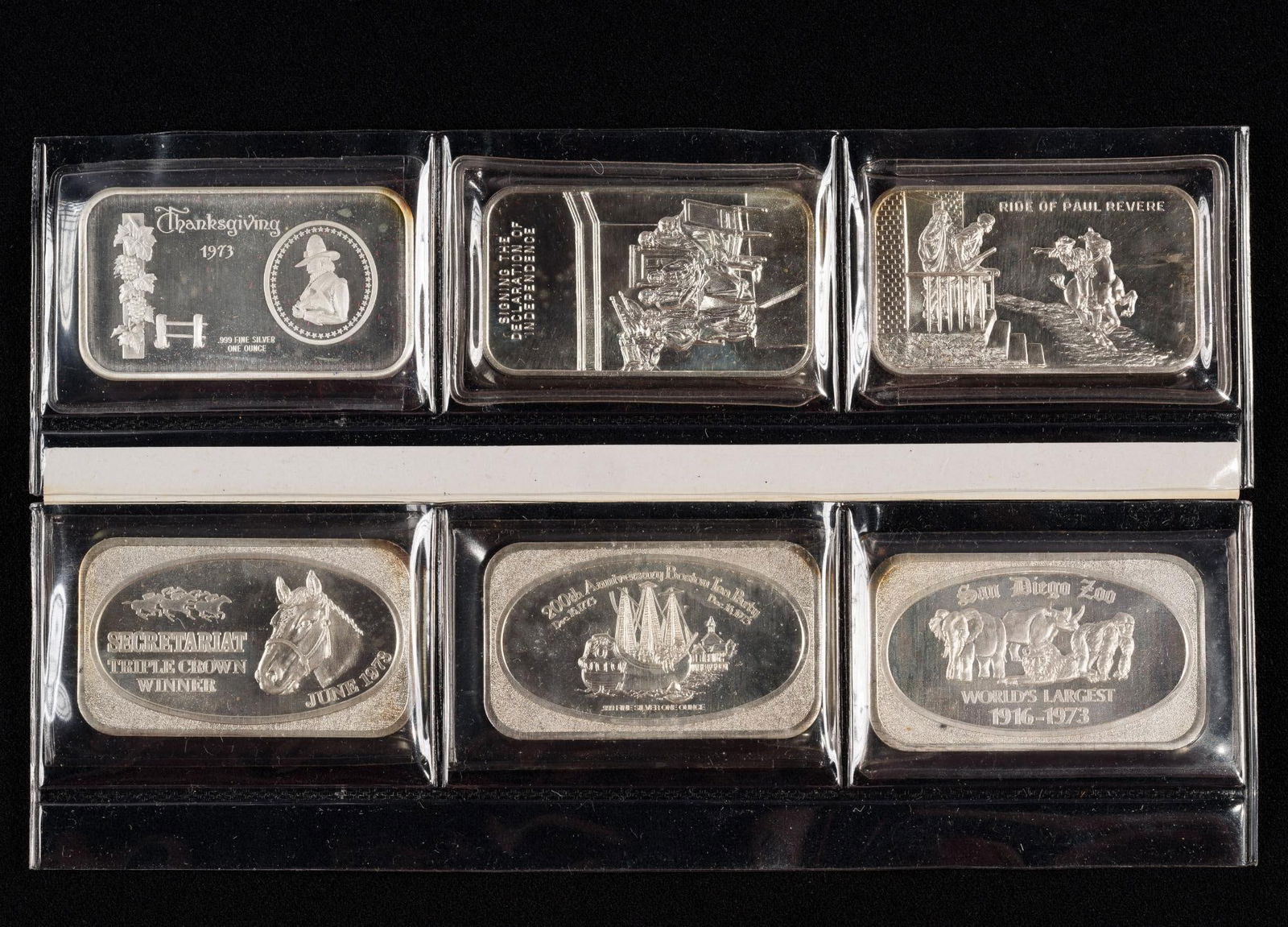 1973 .999 Fine Silver Bar Collection (1 of 2)