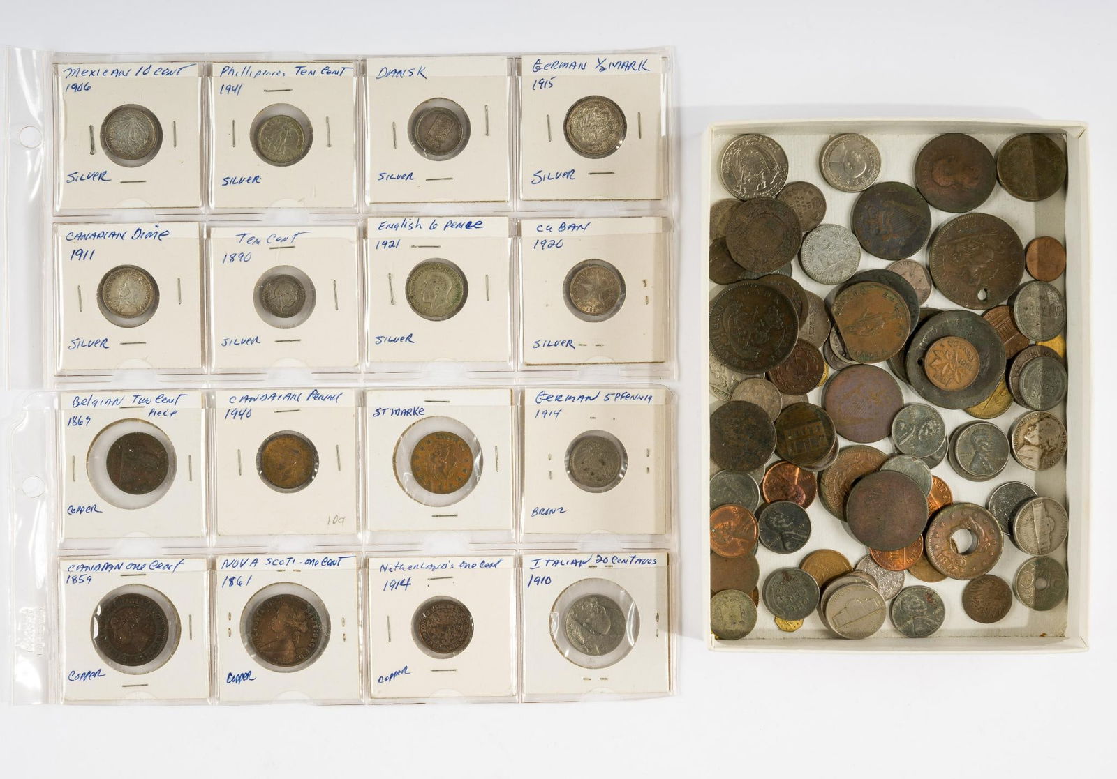 Various World Coins incl Silver (1 of 4)