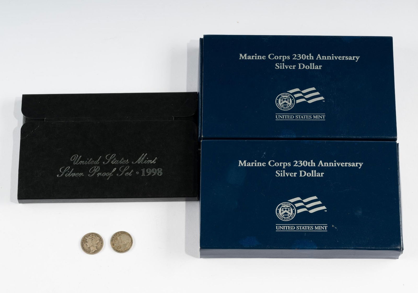 Marine Corps Silver Proof Dollars 1998 Silver Proof Set (1 of 5)