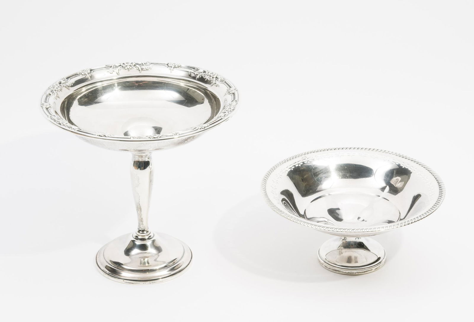 2 Weighted Sterling Silver Compotes (1 of 6)